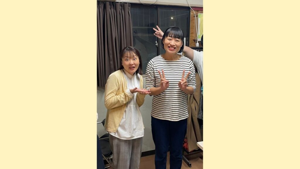 しずちゃんと吉住のピース
