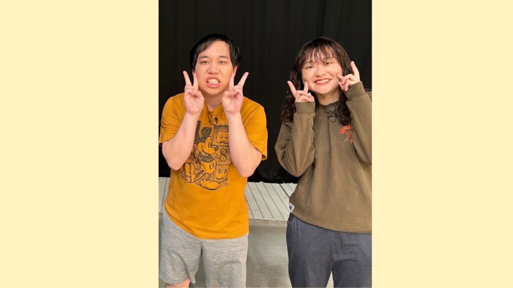 せいやと吉住のピース