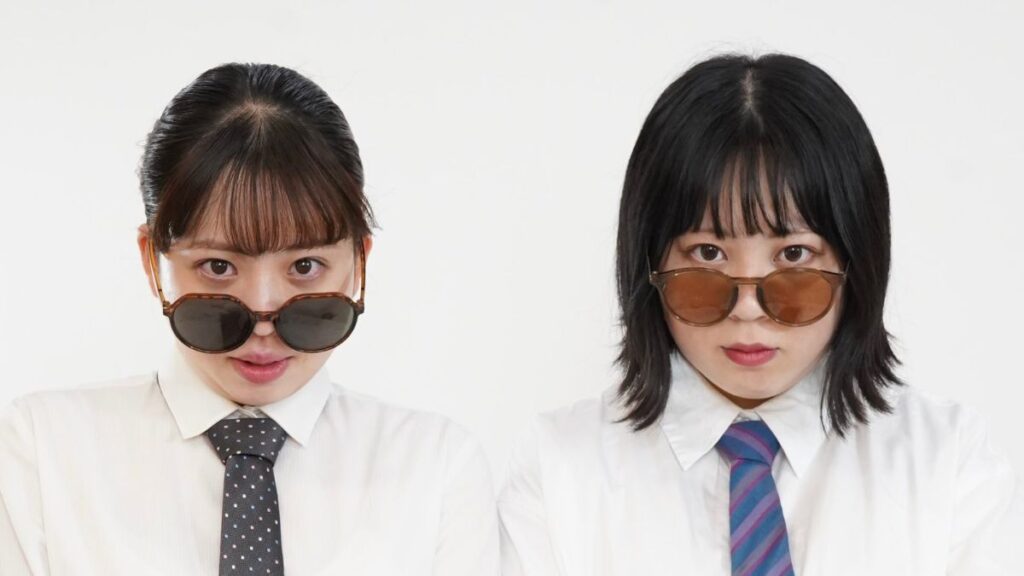 サングラスがずれたヤメピ