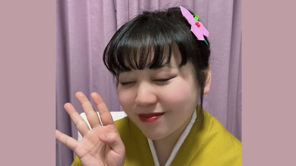 着物姿のヤメピ水分スイ