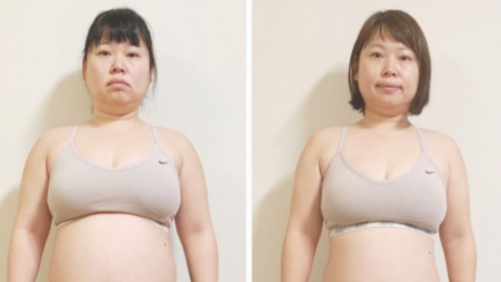 ダイエット前とダイエット後の近藤