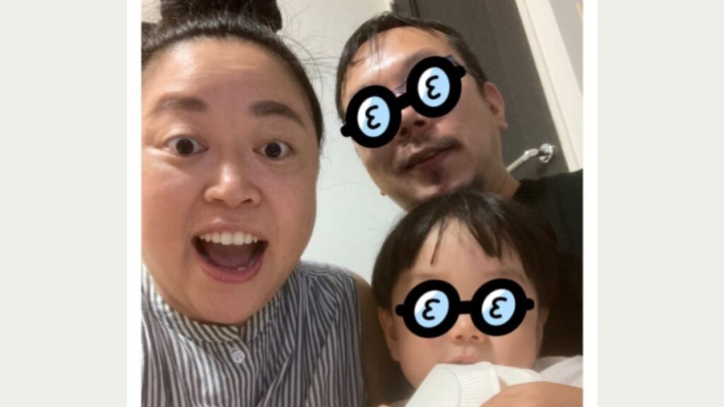 息子と夫とニッチェ江上